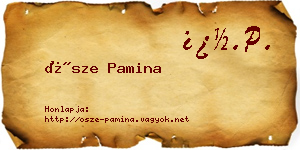 Ősze Pamina névjegykártya